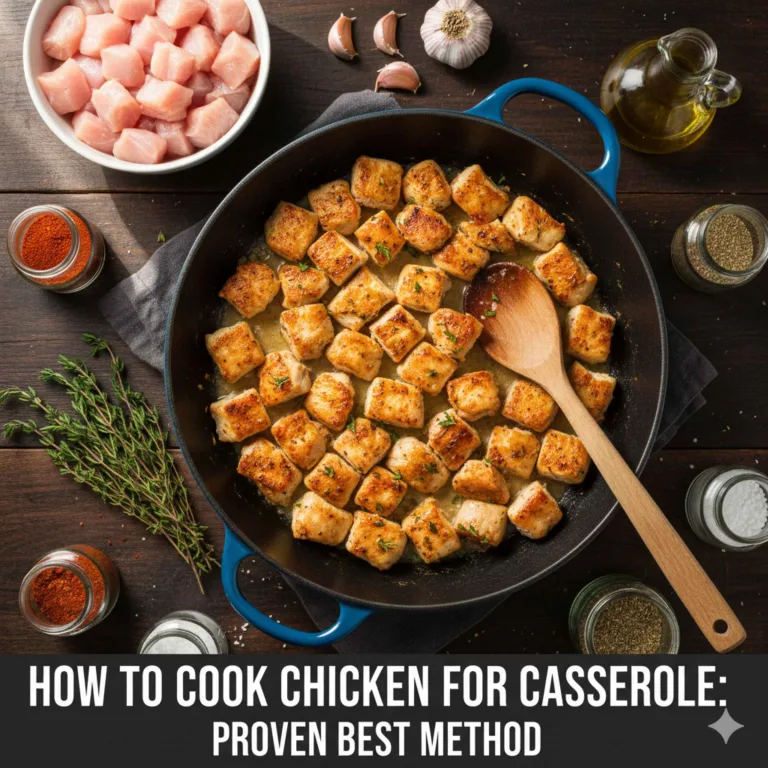 How To Cook Chicken For Casserole