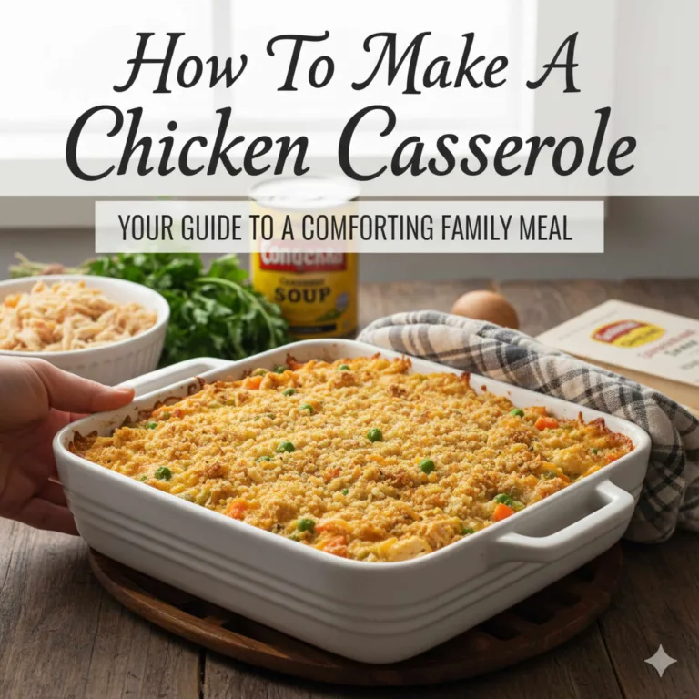 How To Make A Chicken Casserole