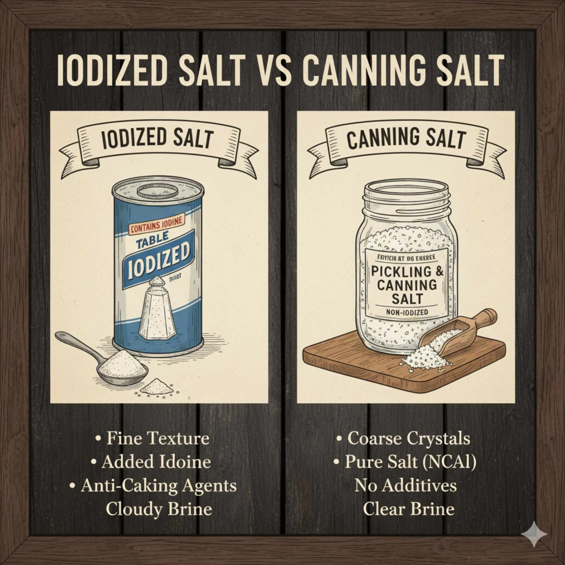 Iodized Salt Vs Canning Salt: Essential Showdown