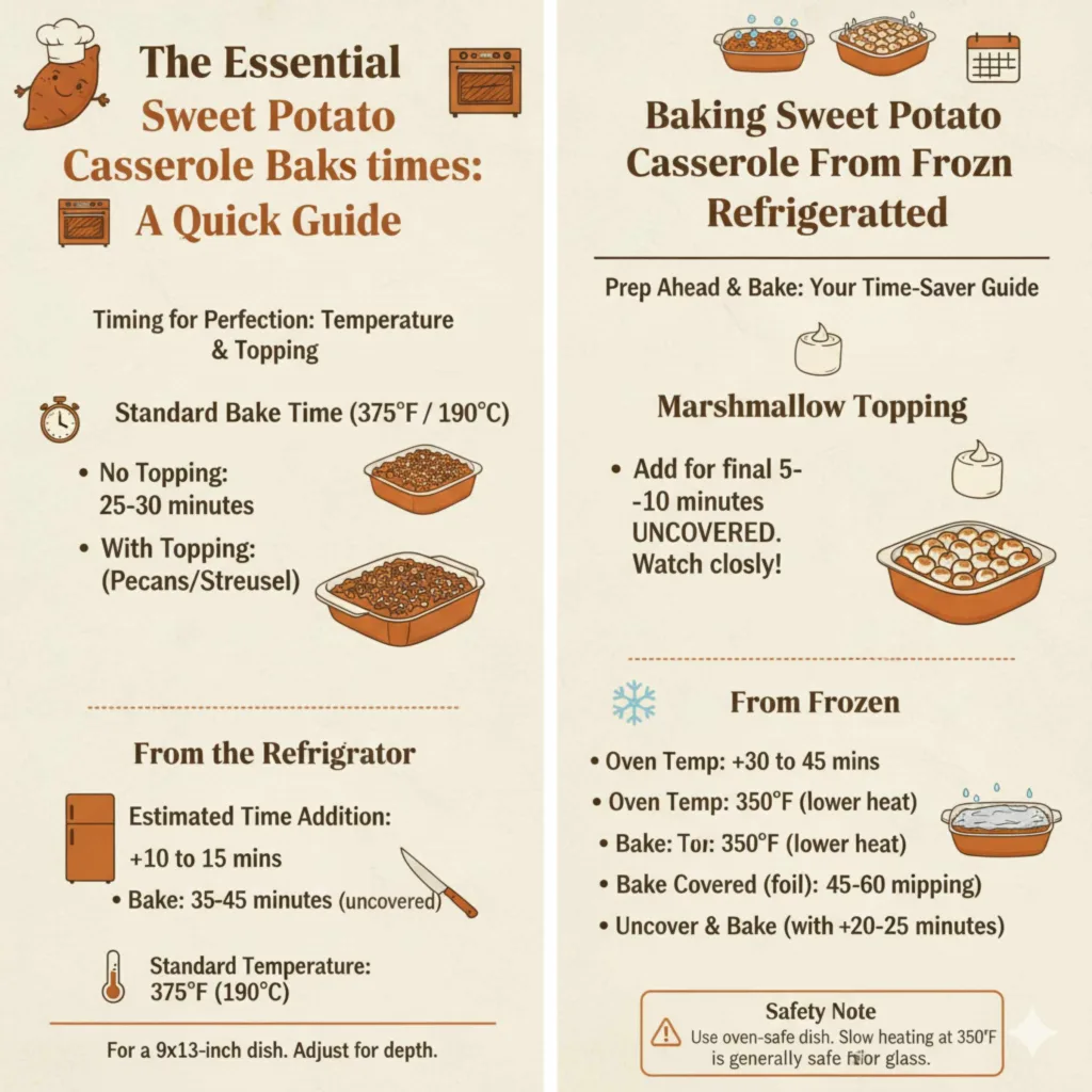 The Essential Sweet Potato Casserole Baking Times
