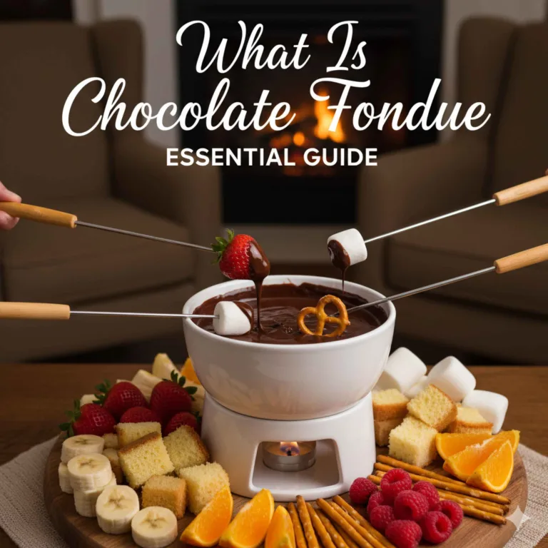 What Is Chocolate Fondue