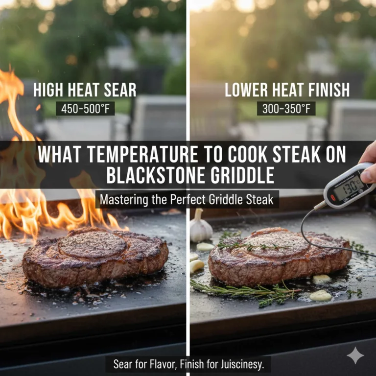 What Temperature To Cook Steak On Blackstone Griddle