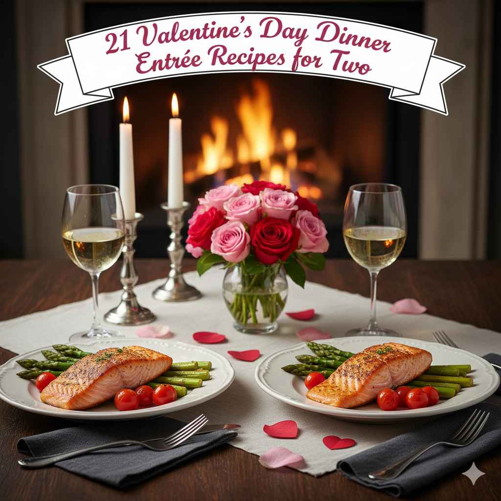 21 Valentine’s Day Dinner Entrée Recipes for Two