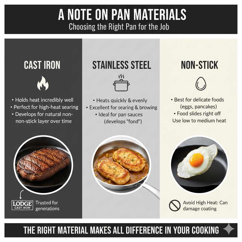 A Note on Pan Materials