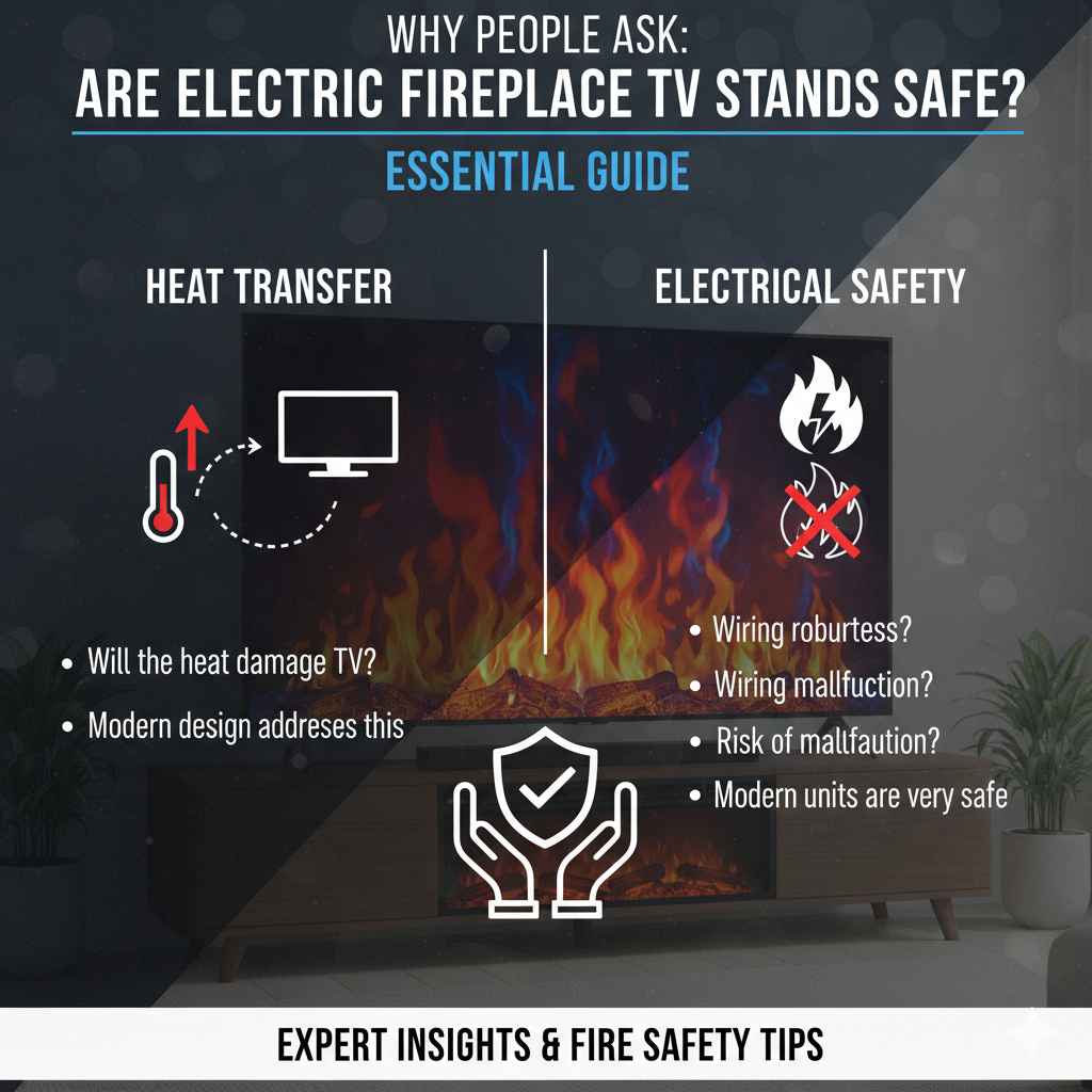 Are Electric Fireplace TV Stands Safe