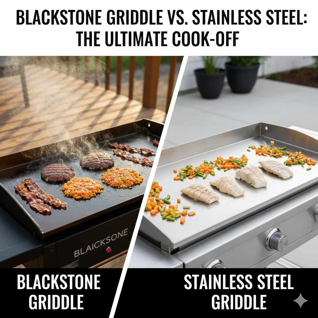 Blackstone Griddle Vs Stainless Steel: Your Proven Best Choice for Outdoor Cooking