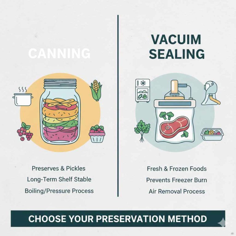 Canning Vs Vacuum Sealing