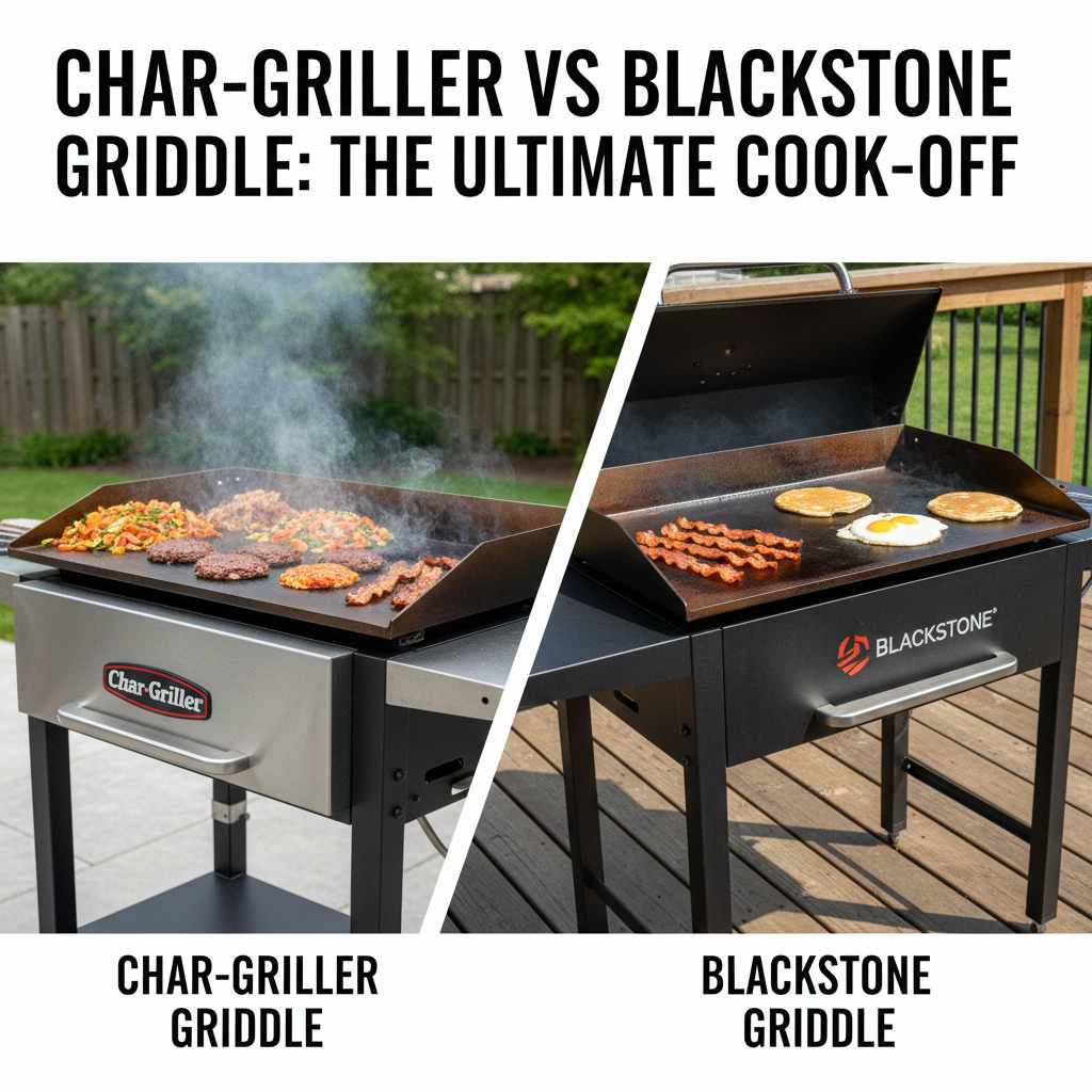 Char Griller Vs Blackstone Griddle: The Definitive Winner