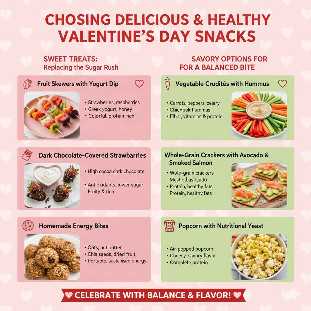 Choosing Delicious and Healthy Valentine's Day Snacks