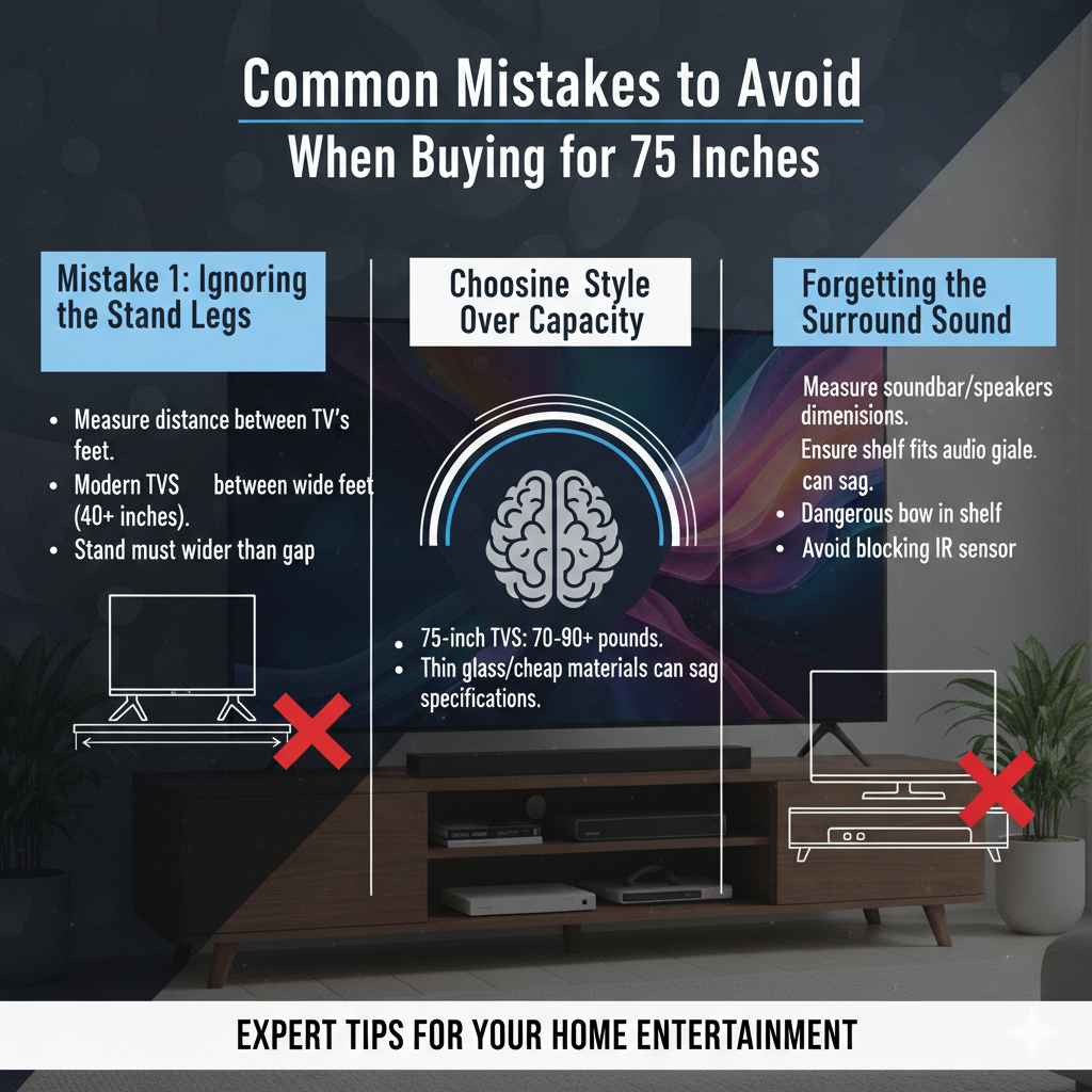 Common Mistakes to Avoid When Buying for 75 Inches