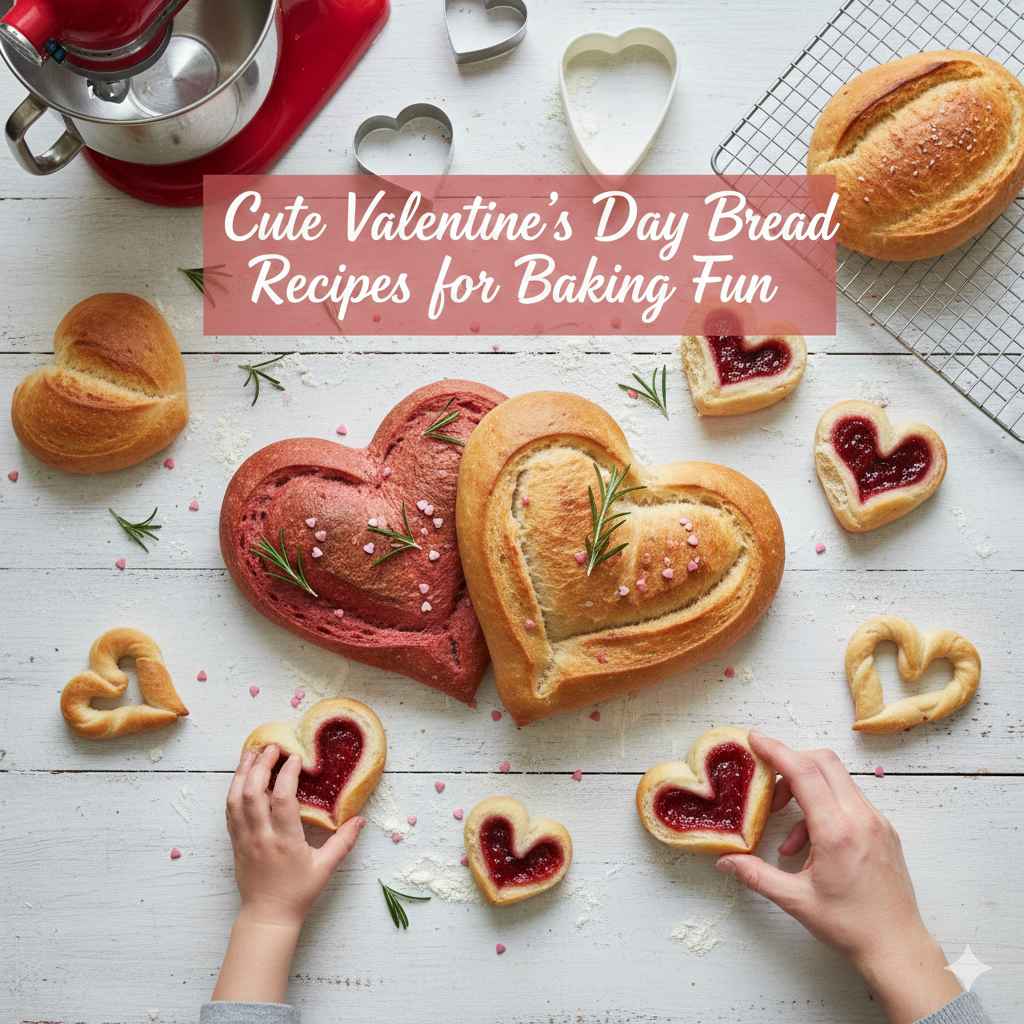 Cute Valentine’s Day Bread Recipes for Baking Fun