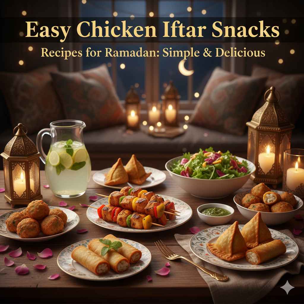 Easy Chicken Iftar Snacks Recipes for Ramadan: Simple & Delicious