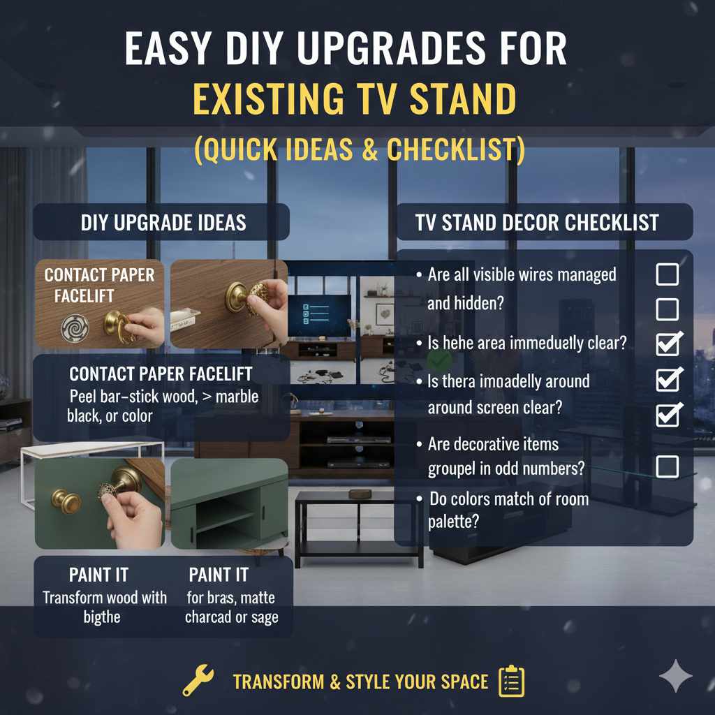 Easy DIY Upgrades for Your Existing Stand