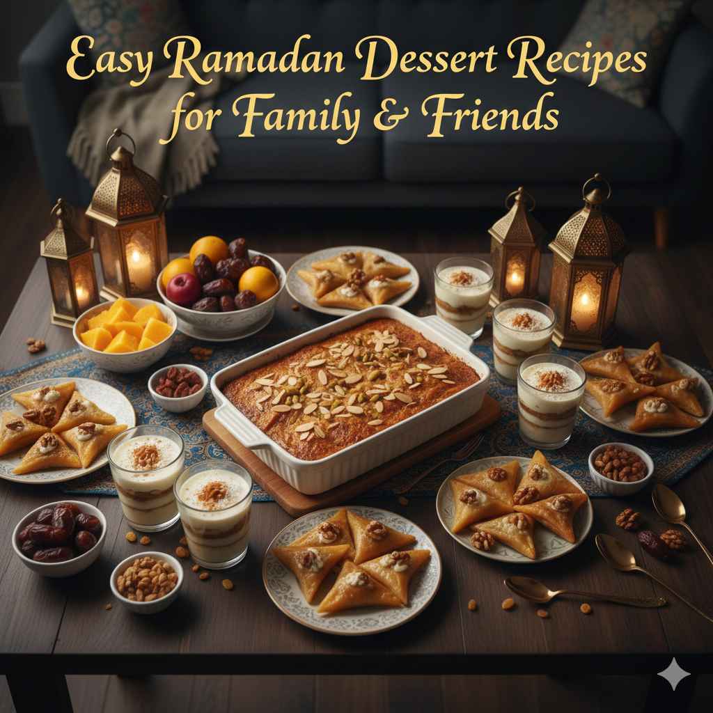 Easy Ramadan Dessert Recipes for Family & Friends
