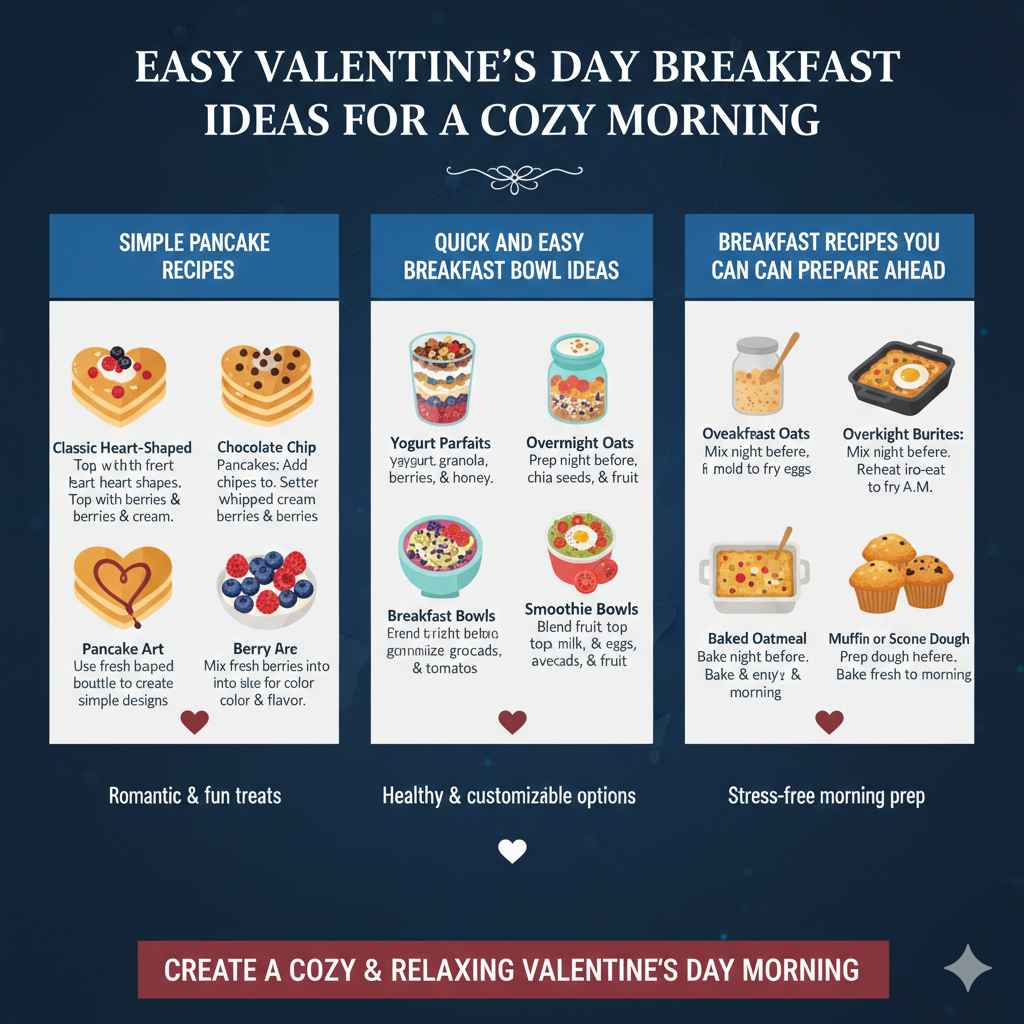 Easy Valentine’s Day Breakfast Ideas for a Cozy Morning