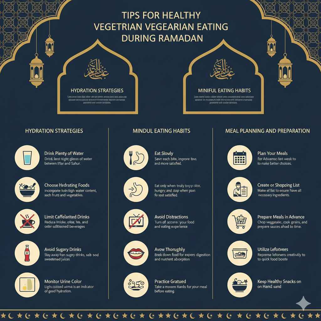 Tips for Healthy Vegetarian Eating during Ramadan