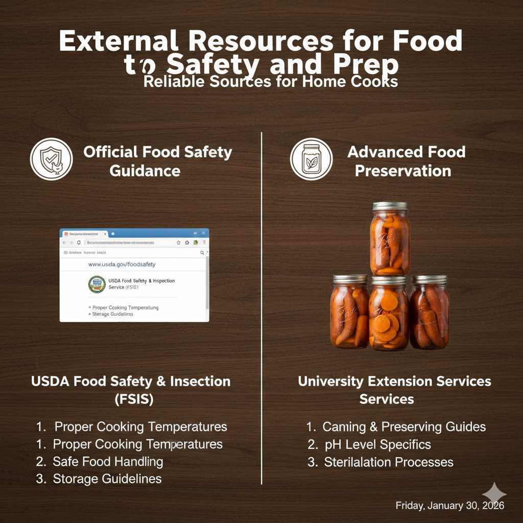 External Resources for Food Safety and Prep