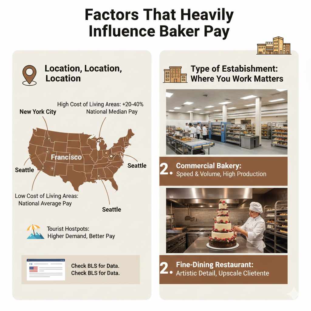 Factors That Heavily Influence Baker Pay