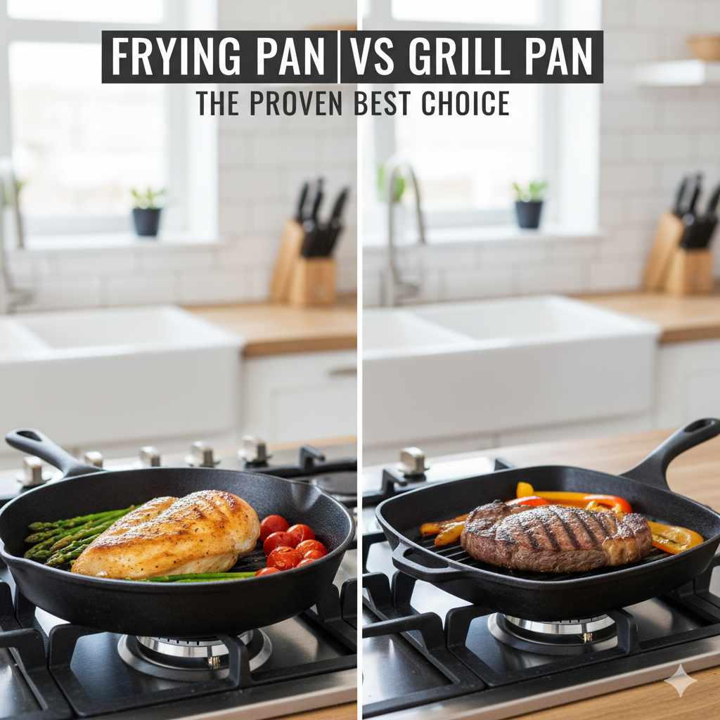 Frying Pan Vs Grill Pan: The Proven Best Choice
