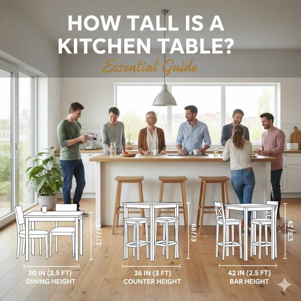How Tall Is A Kitchen Table