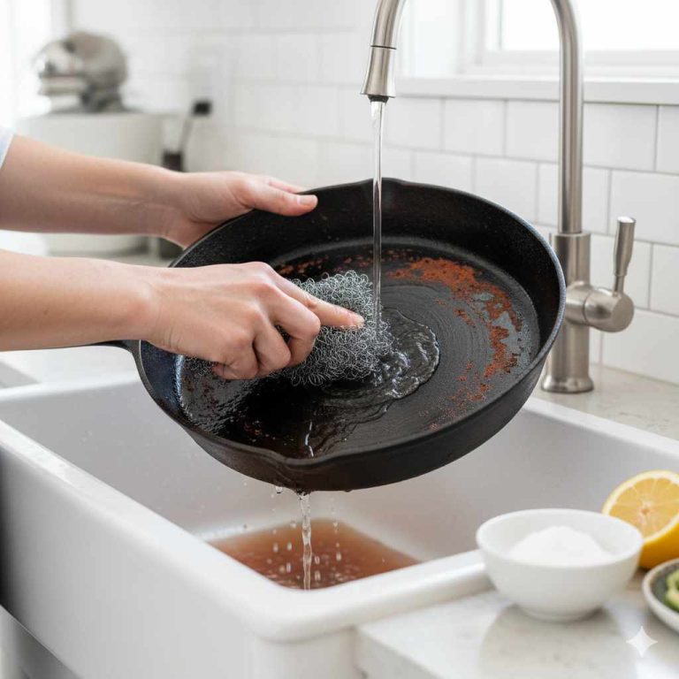 How To Clean Rust From A Cast Iron Skillet