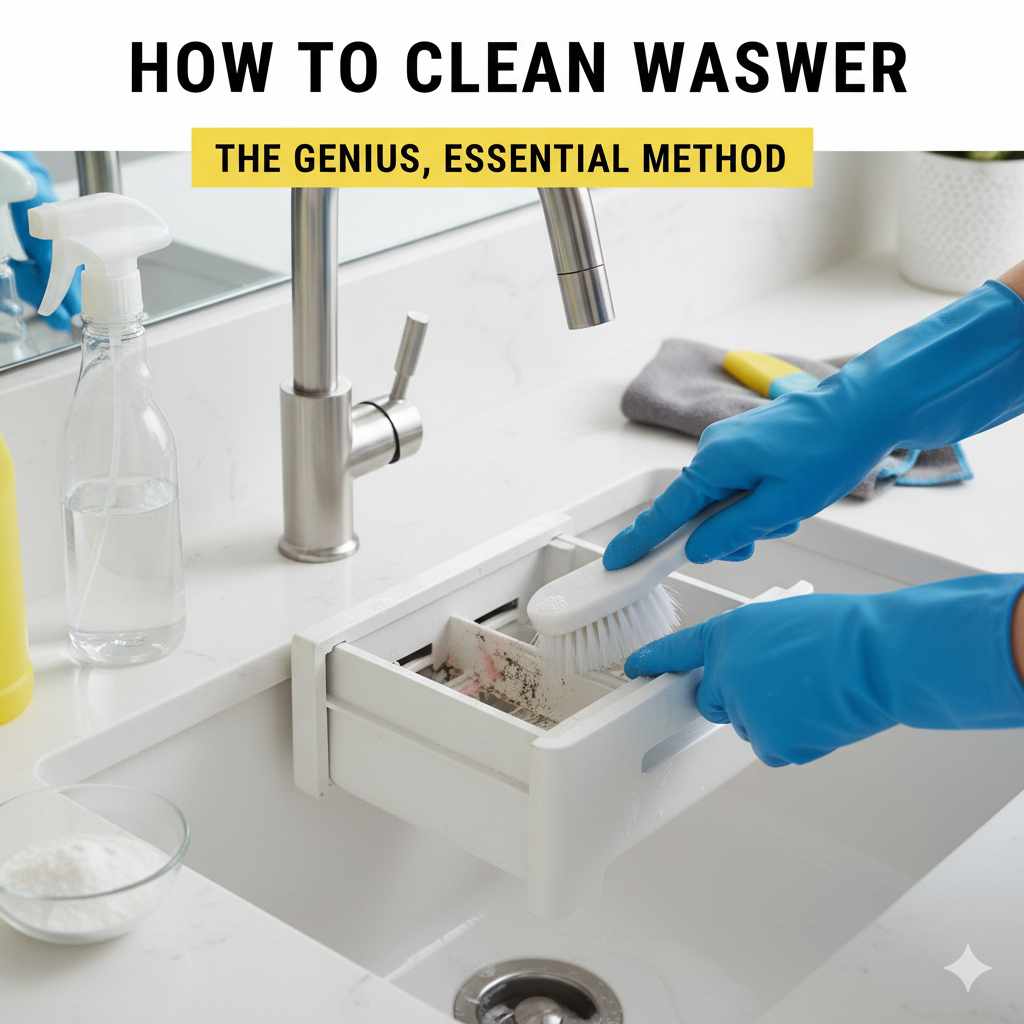 How To Clean Washer Drawer