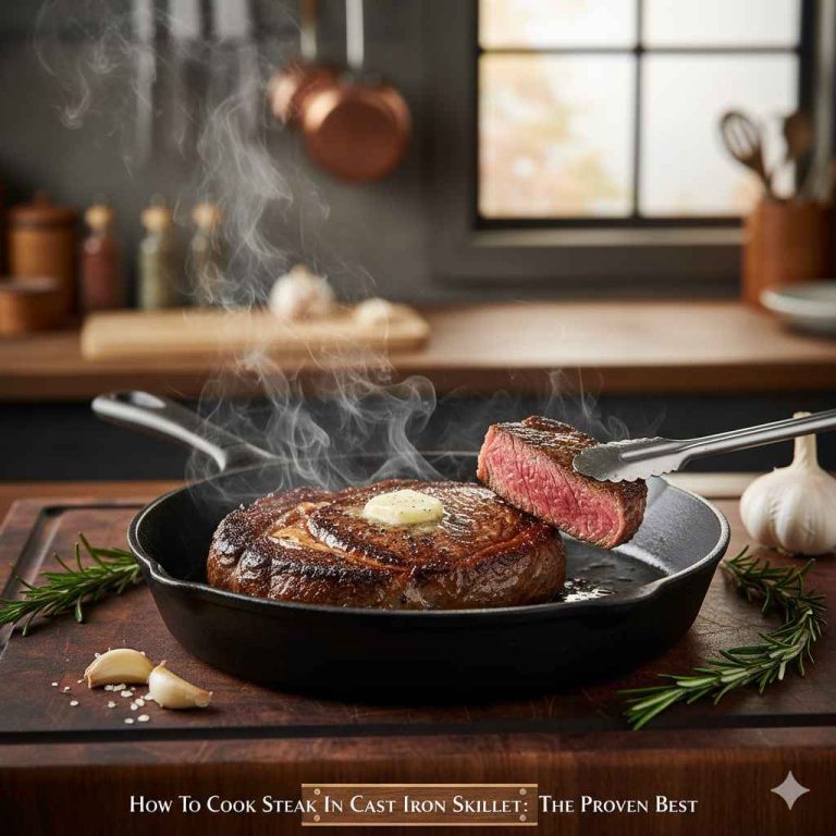 How To Cook Steak In A Cast Iron Skillet