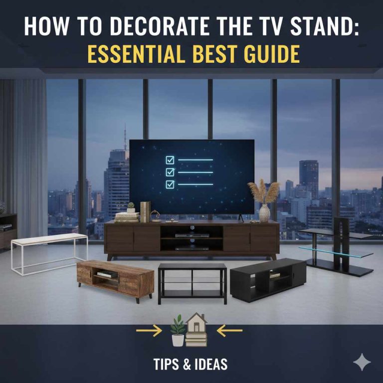 How To Decorate The TV Stand