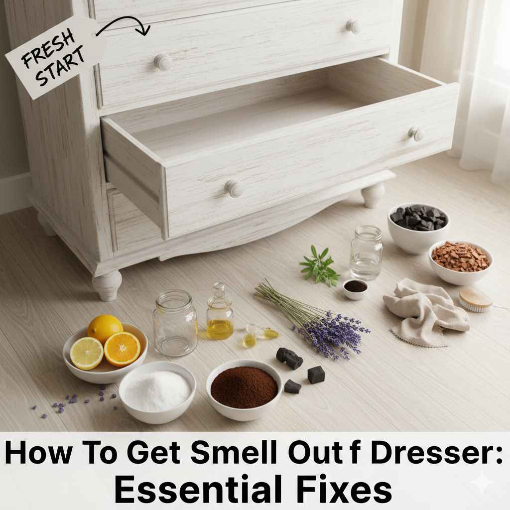 How To Get Smell Out Of Dresser: Essential Fixes