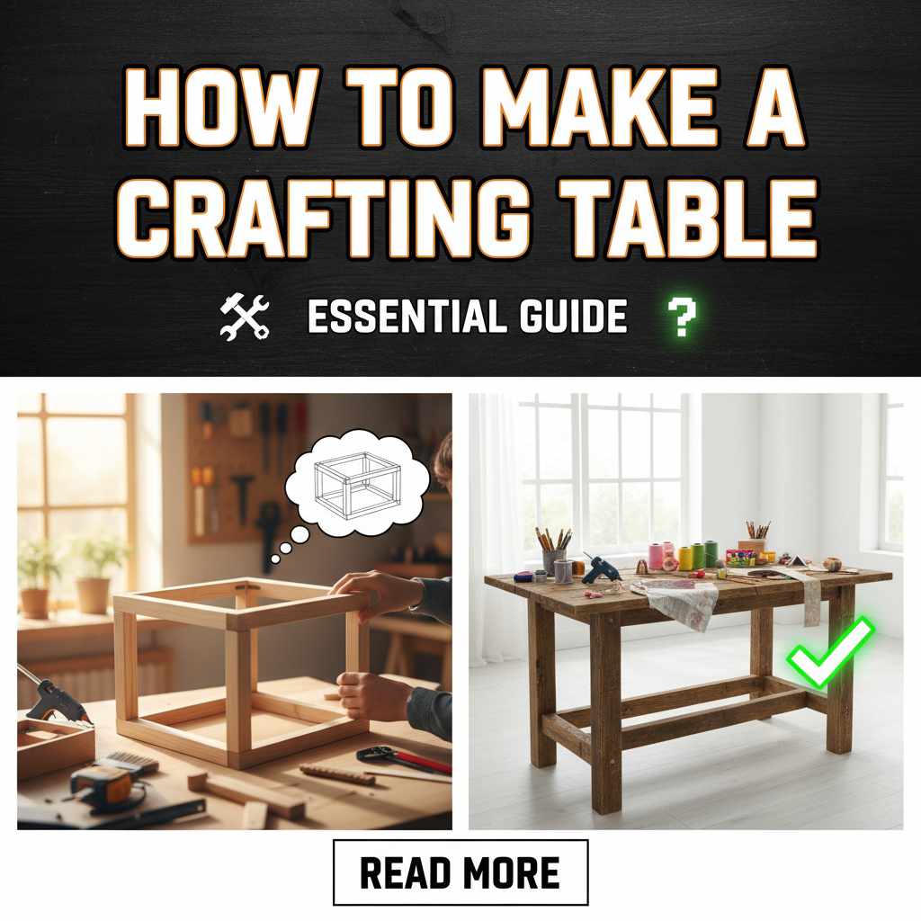 How To Make A Crafting Table
