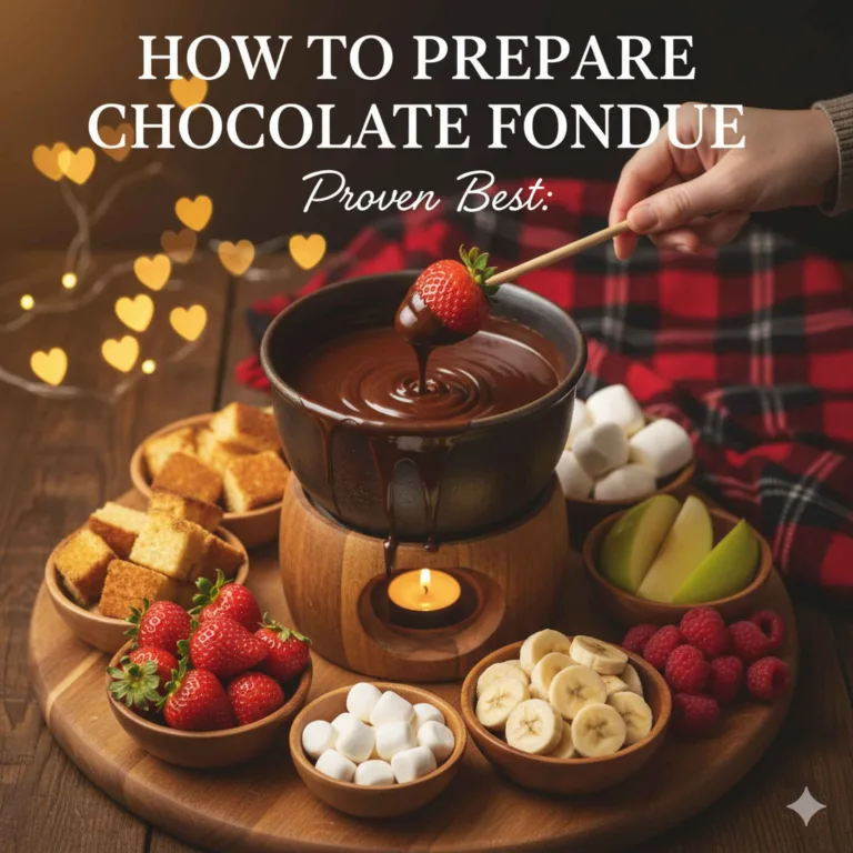 How To Prepare Chocolate Fondue