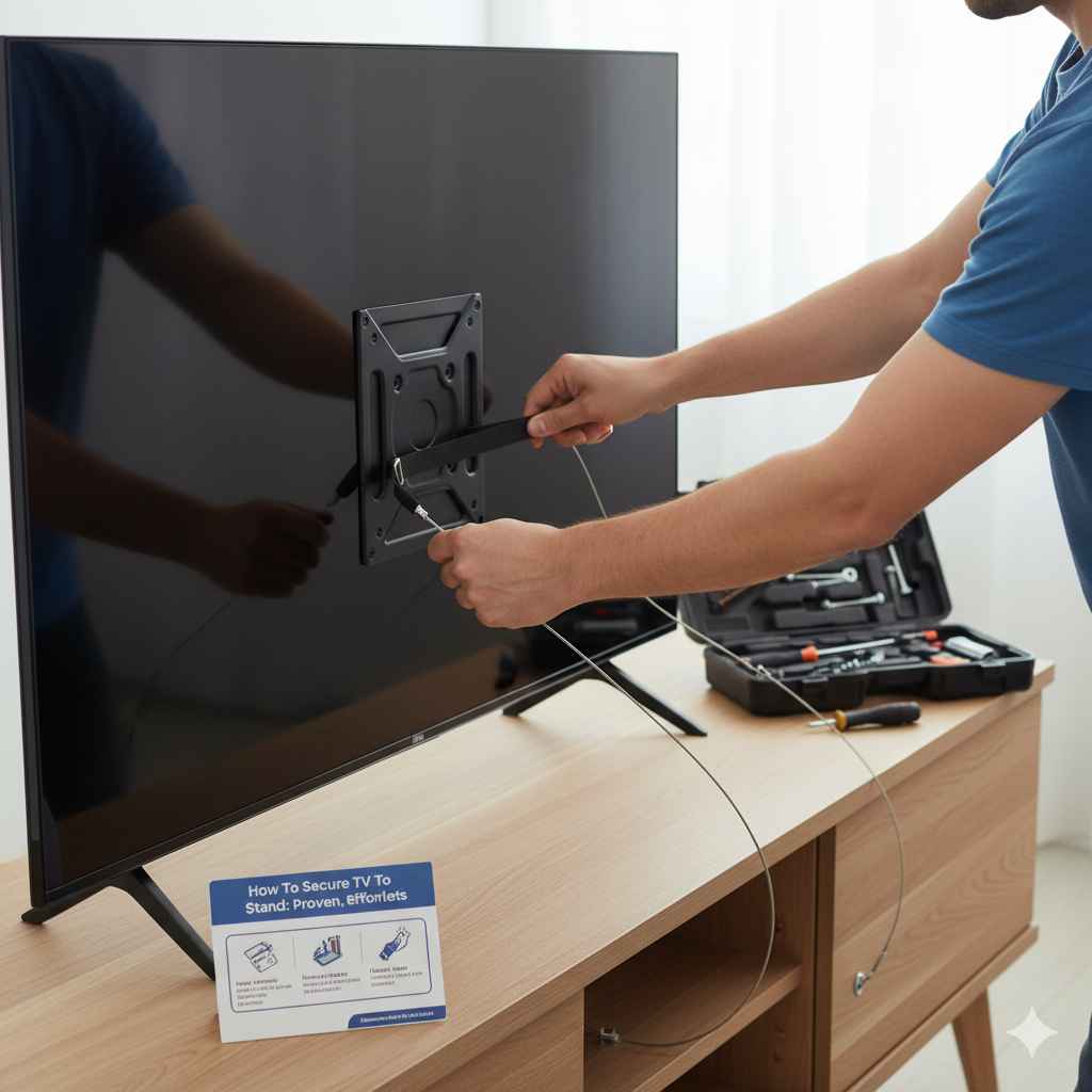How To Secure TV To Stand
