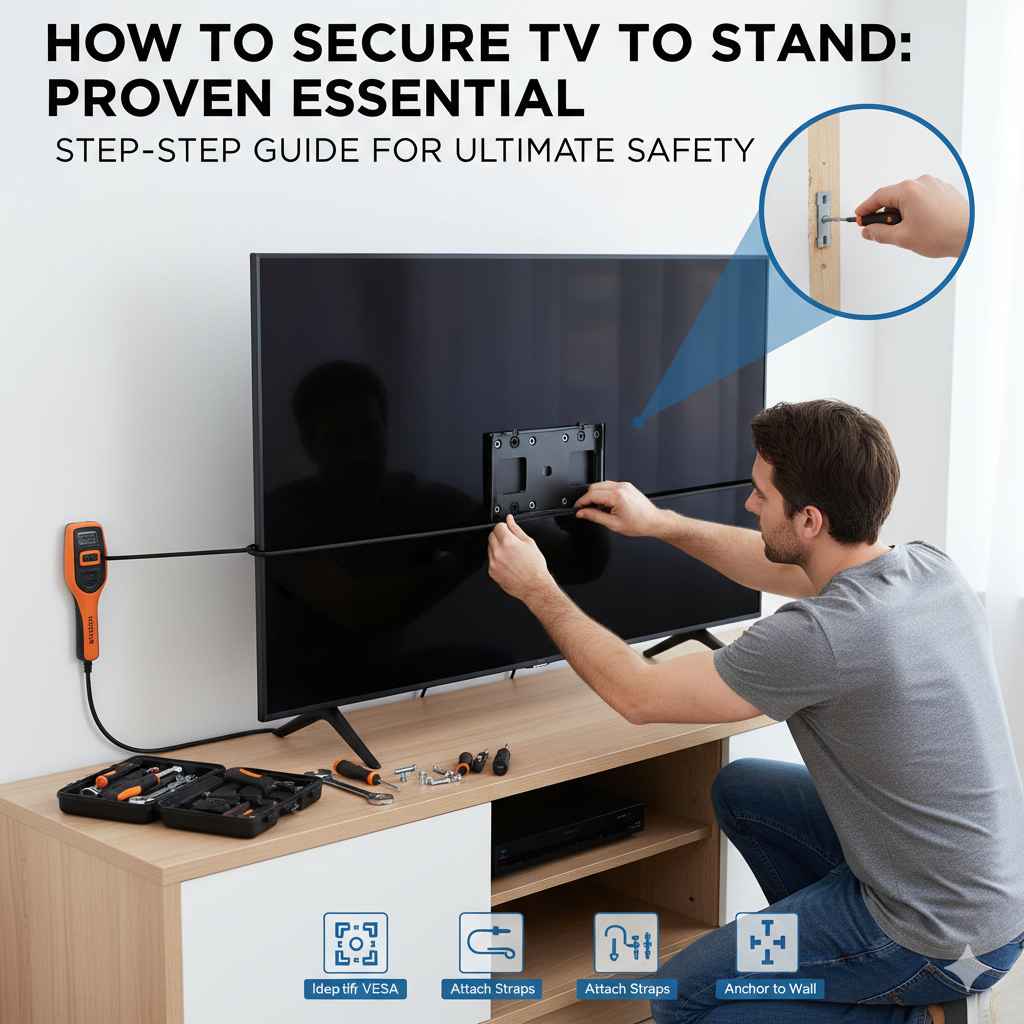 How To Secure TV To Stand