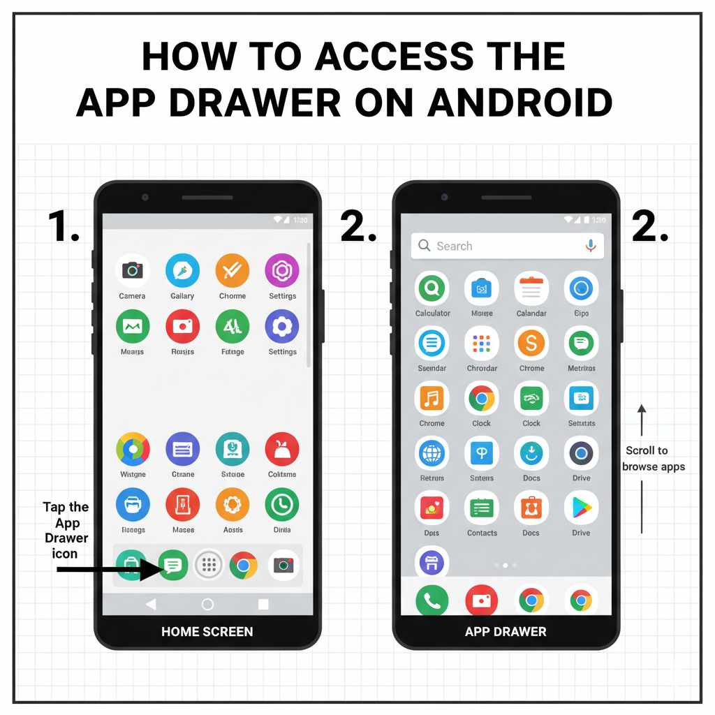 How to Access the App Drawer on Android