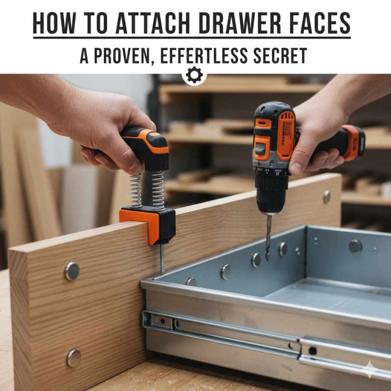 How to Attach Drawer Faces