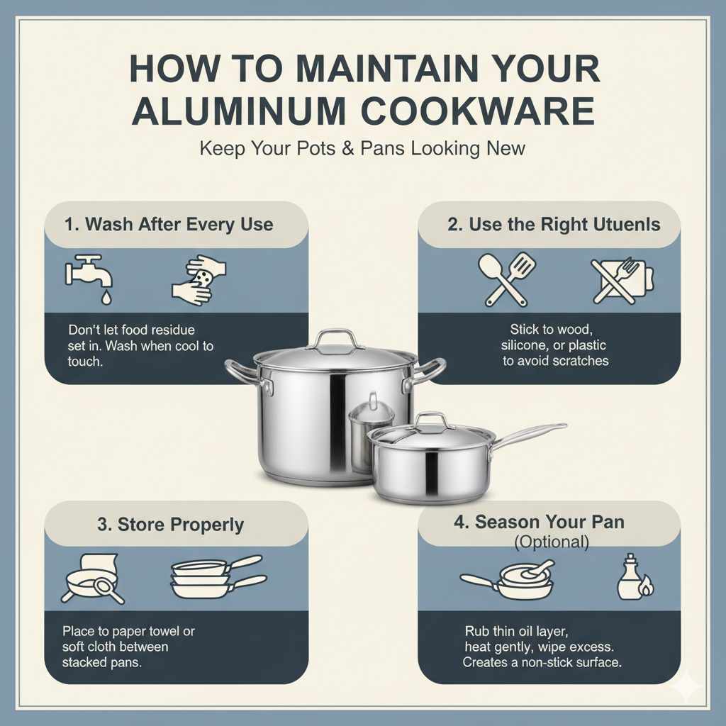 How to Maintain Your Aluminum Cookware