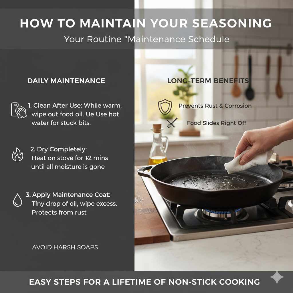 How to Maintain Your Seasoning