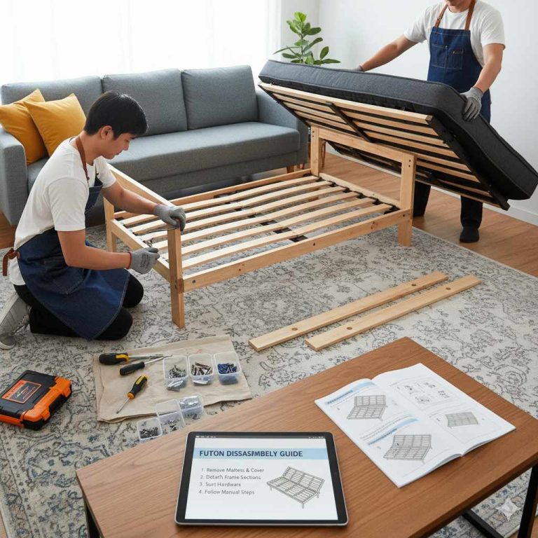 How to Take a Futon Apart