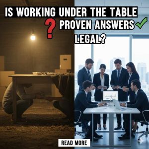 Is Working Under The Table Legal? Proven Answers