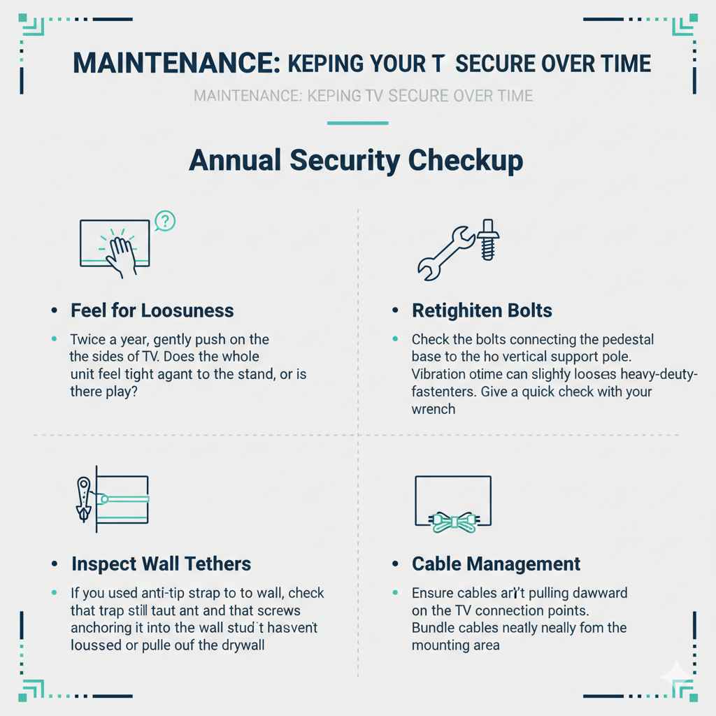 Maintenance Keeping Your TV Secure Over Time