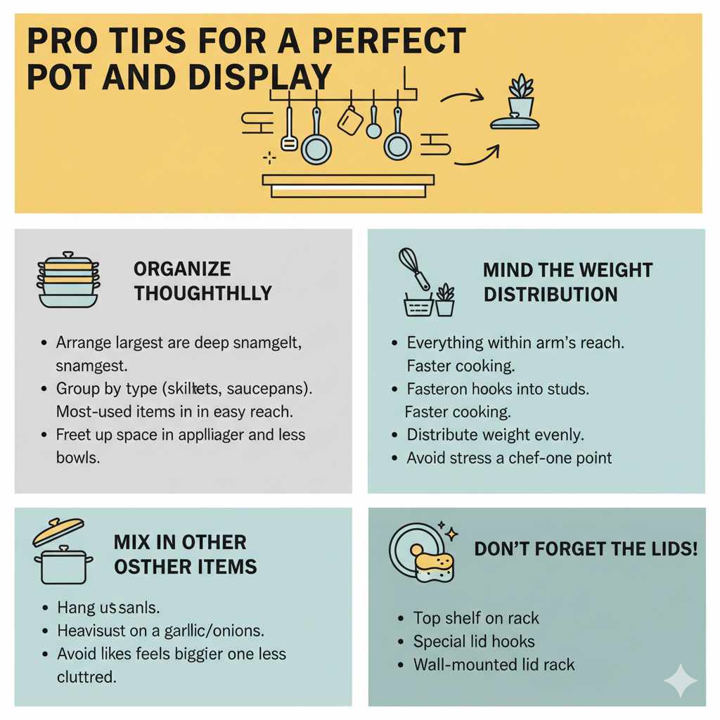 Pro Tips for a Perfect Pot and Pan Display