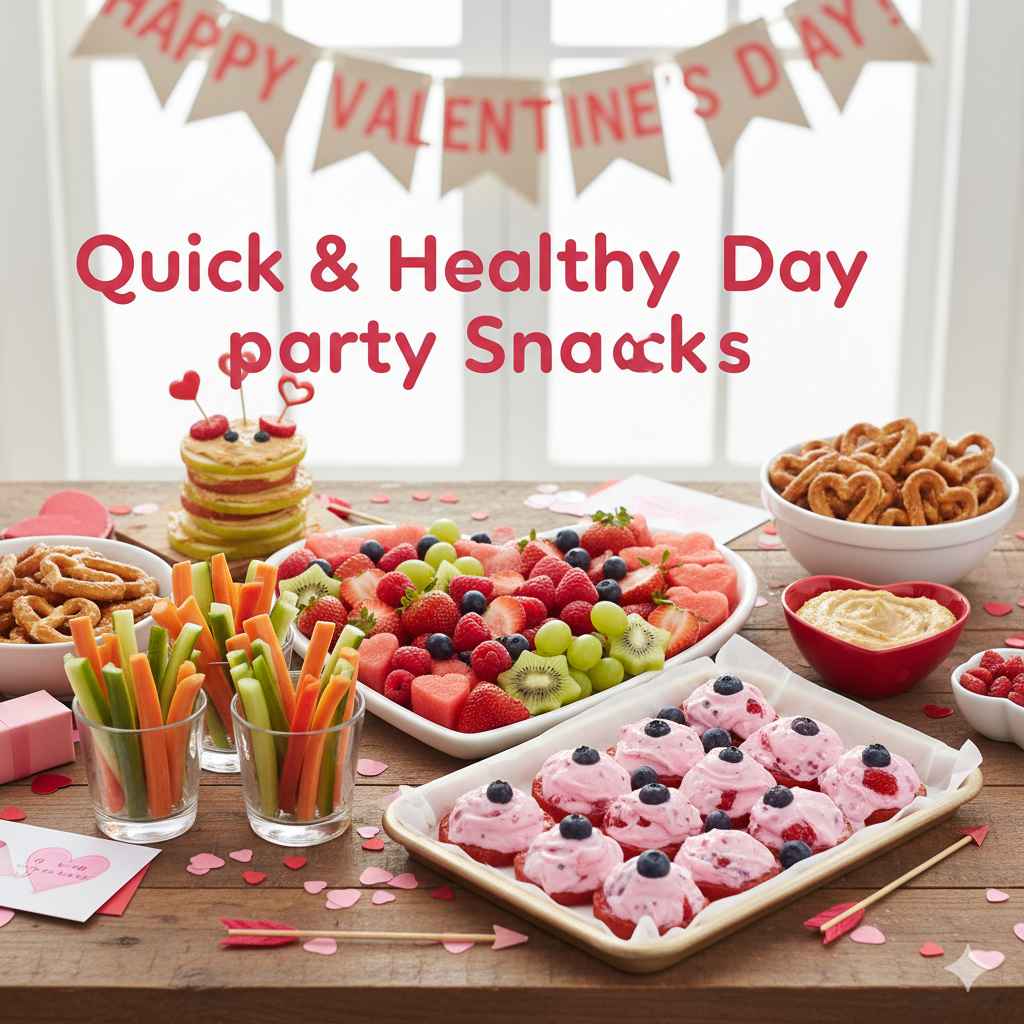 Quick Healthy Valentine’s Day Party Snacks for Kids: Fun Ideas!