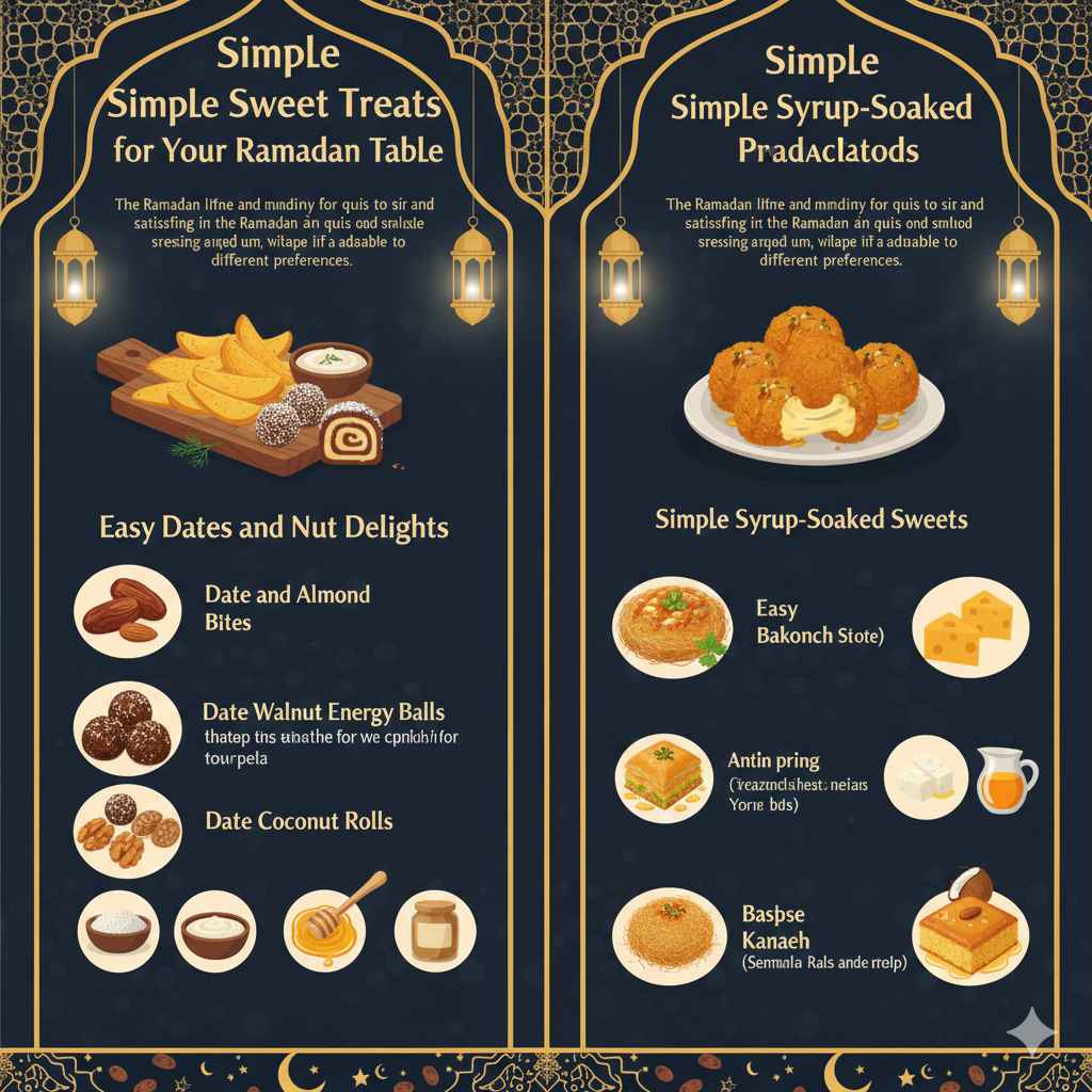 Simple Sweet Treats for Your Ramadan Table