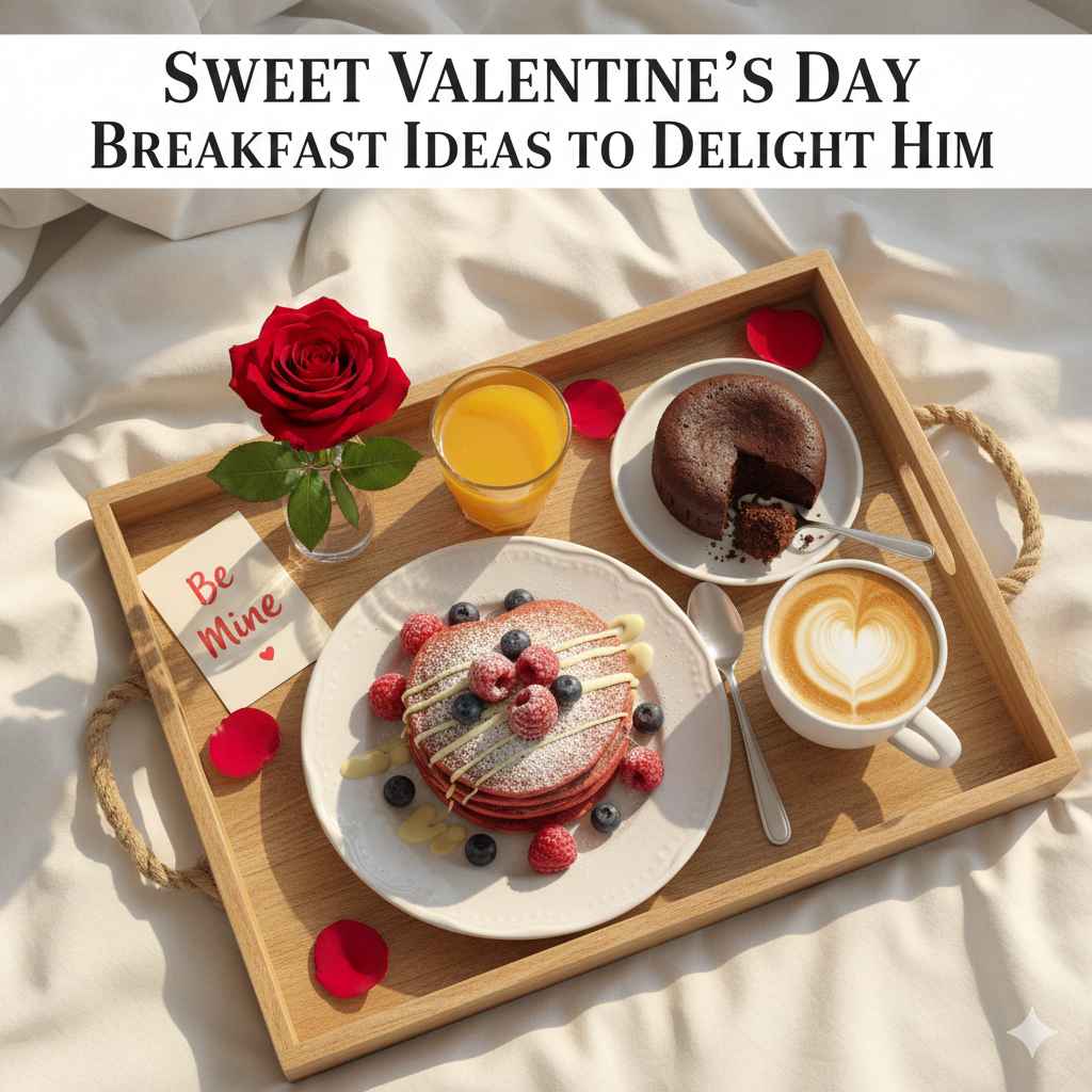 Sweet Valentine’s Day Breakfast Ideas to Delight Him