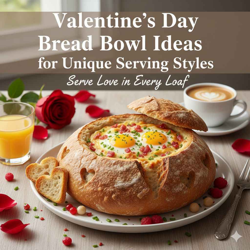 Valentine’s Day Bread Bowl Ideas for Unique Serving Styles