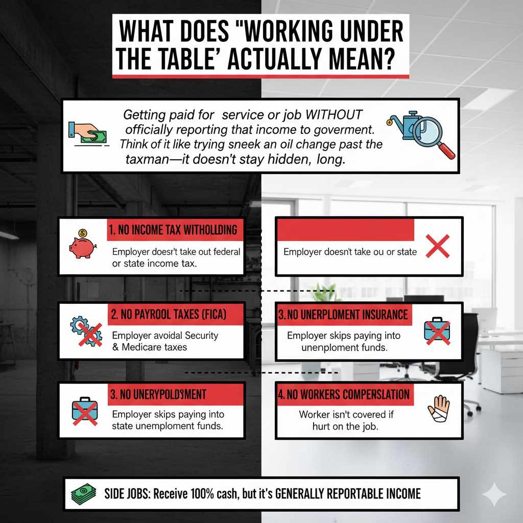 What Does Working Under The Table Actually Mean