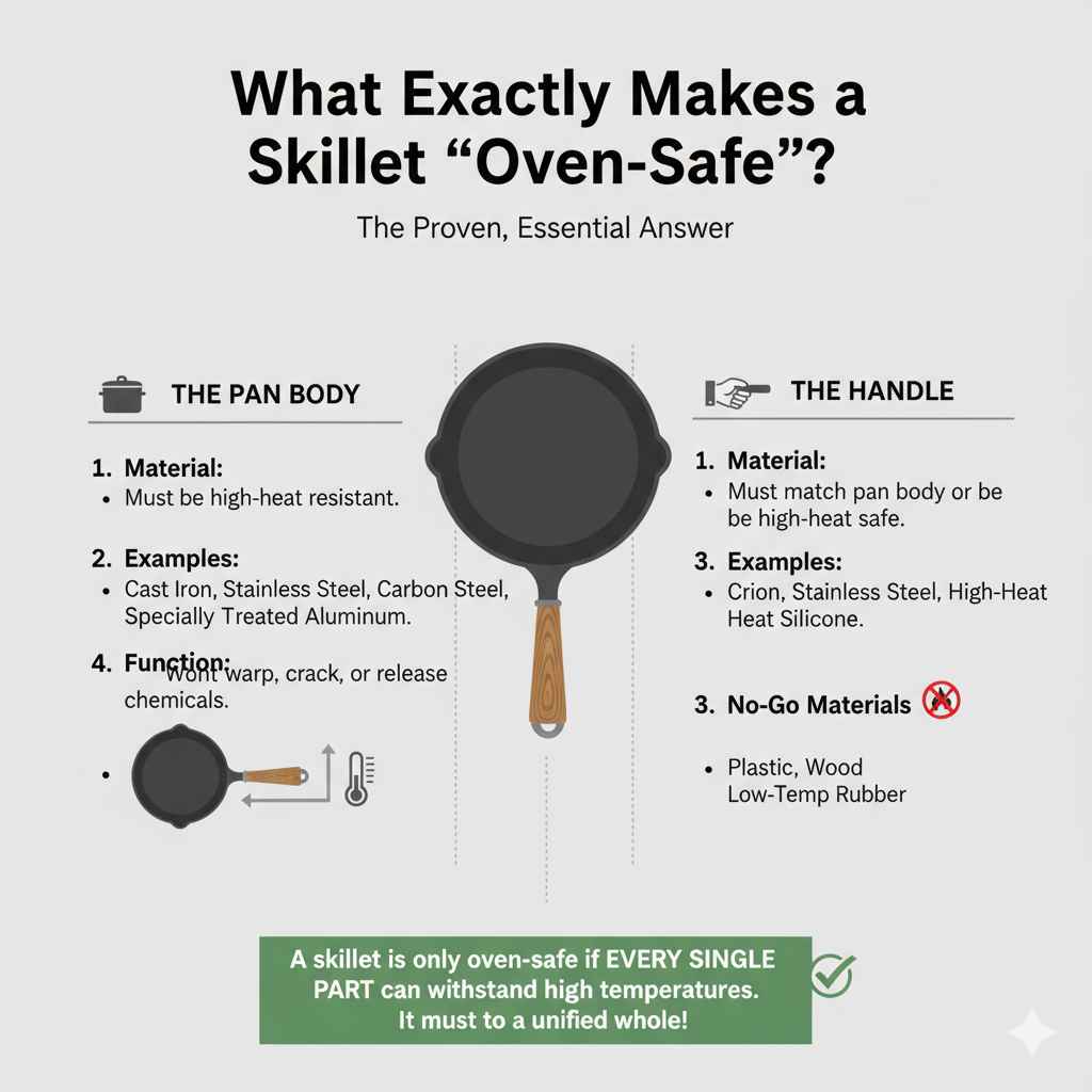 What Exactly Makes a Skillet “Oven-Safe”