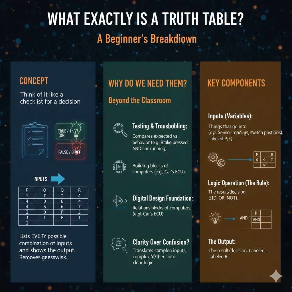 What Exactly is a Truth Table A Beginner’s Breakdown