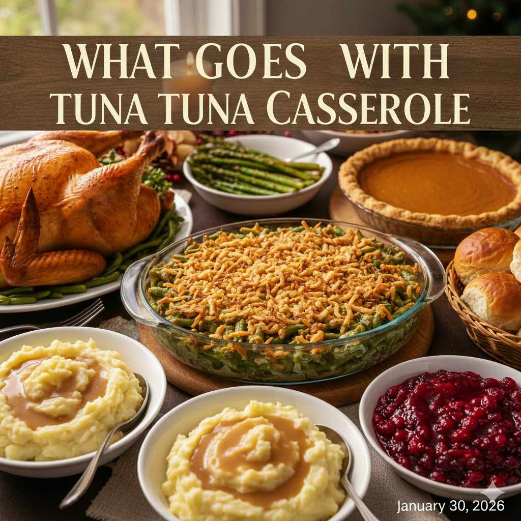 What Goes With Tuna Casserole