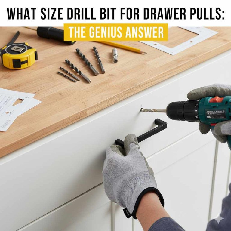What Size Drill Bit for Drawer Pulls The Genius Answer